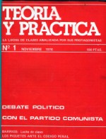 Teoría y Práctica, nº 1, 1976 Teoría y Práctica, nº 1, 1976